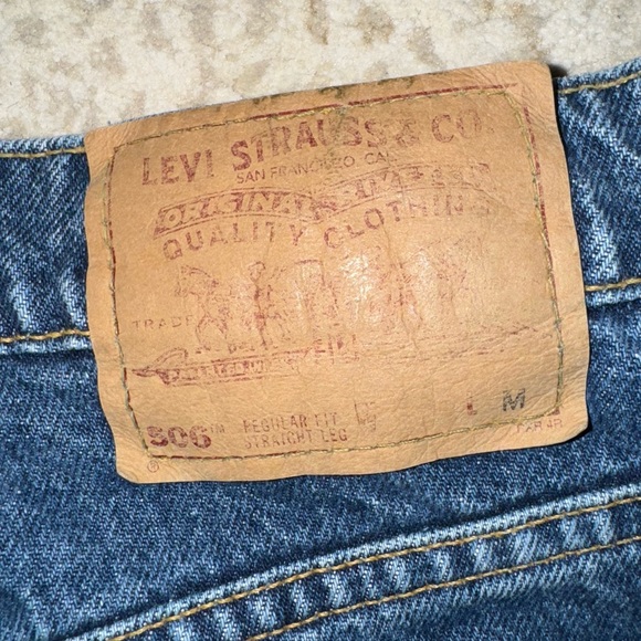 Vintage Levi’s 506 Regular Fit Straight Leg Jeans 15506 0229 Made in USA - Picture 9 of 14